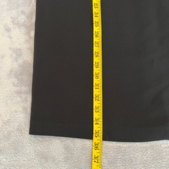 Sag Harbor Women's Slit Skirt 10 Black - Picture 5 of 12